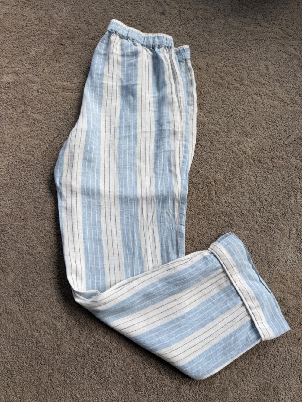 Serena & Lily Positano Linen Pajama Set | size M - Picture 4 of 8